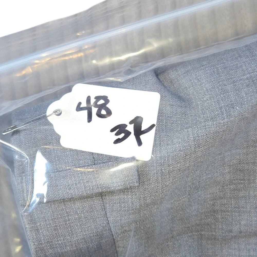 1905 Gray Wool Dress‎ Pants Menswear Formal Trousers Career